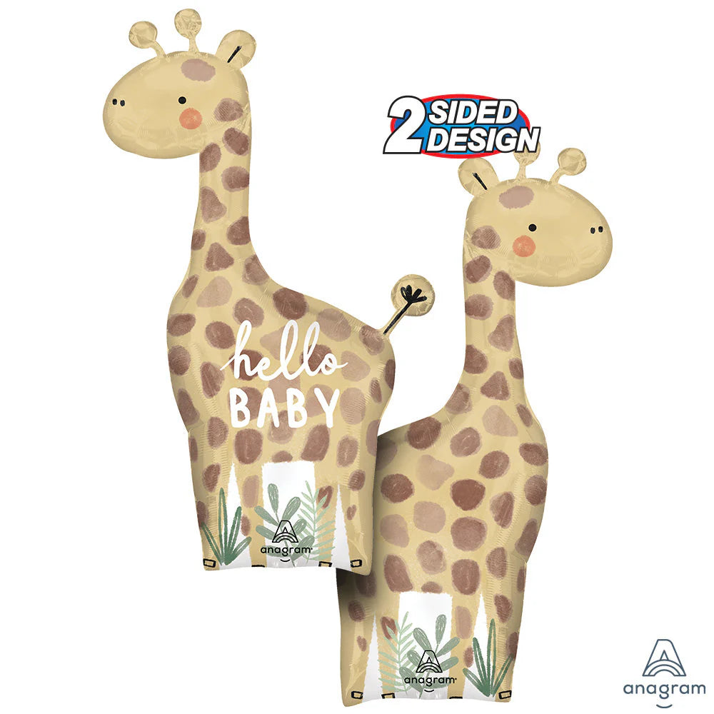 Anagram 42" Hello Baby Giraffe Balloon